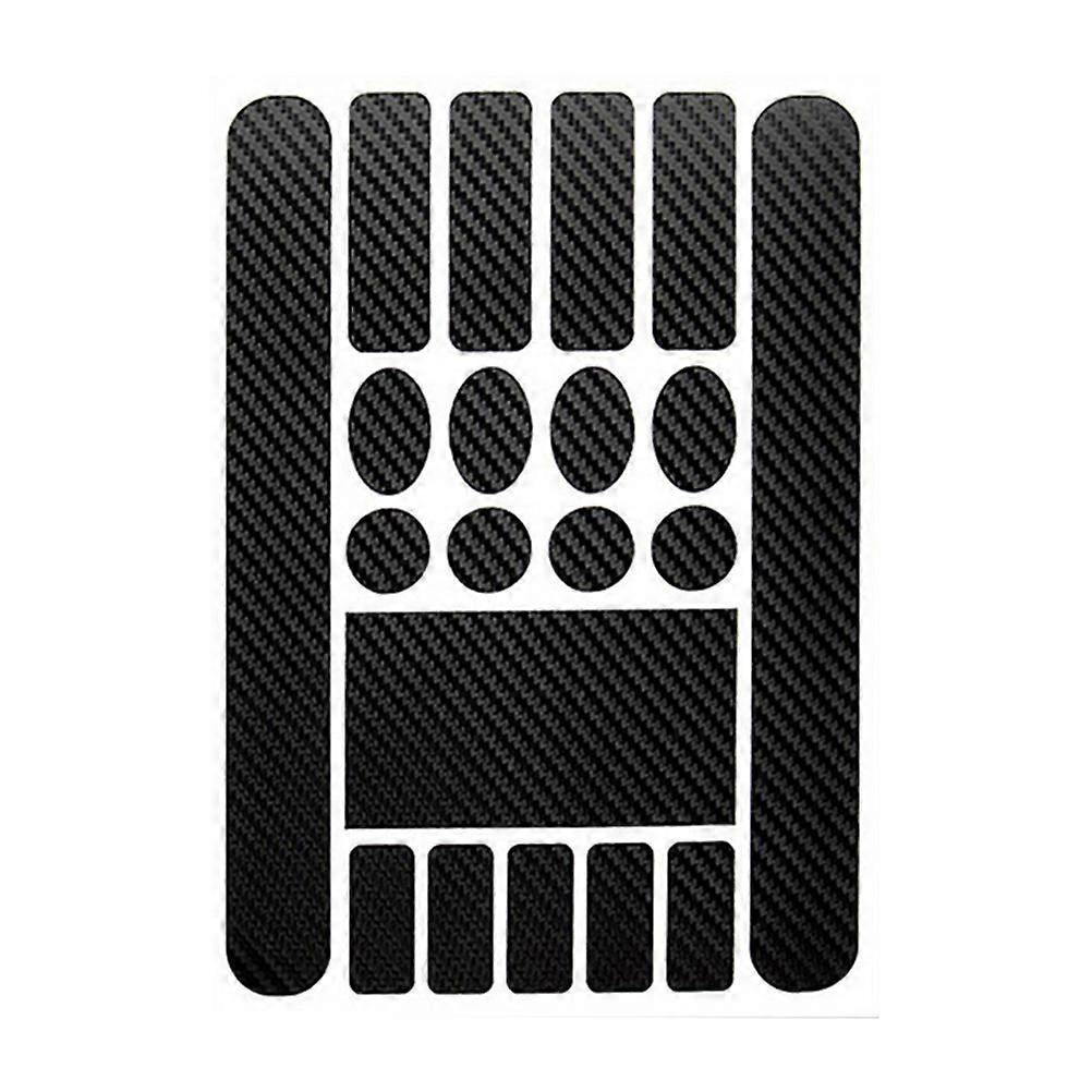 Carbonfaser-kettenstreben- Und Rahmenschutzset Für Fahrräder Und Mountainbikes (schwarz)-black