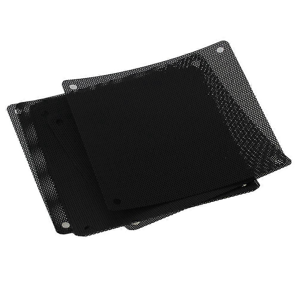 10 Stück 120 Mm Pvc Pc-lüfter-staubfilter, Staubdichte Gehäuseabdeckung, Computergitter (schwarz)-12.00x12.00x0.05cm-black