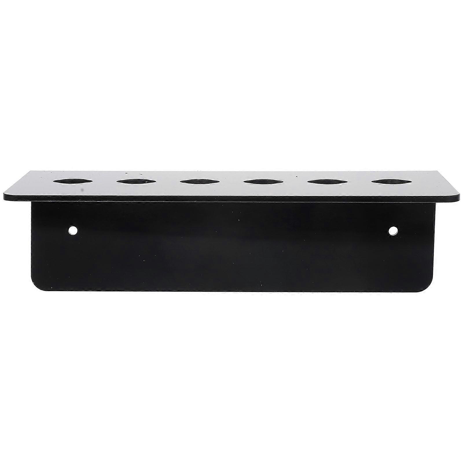 Acryl-scherenhalter Für Friseursalons, Mehrfach-scherenhalter, Friseurscheren-halterung-19.00x7.70x6.00cm-black