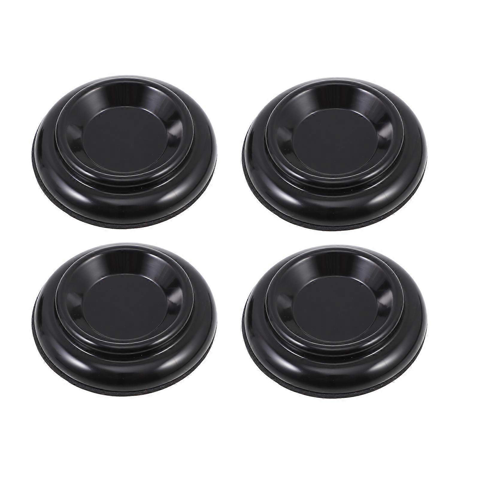 Stück Rutschfeste Klaviermatten, Geräuschdämpfende Bodenschutzmatten (schwarz)-10x10x2.2cm-black