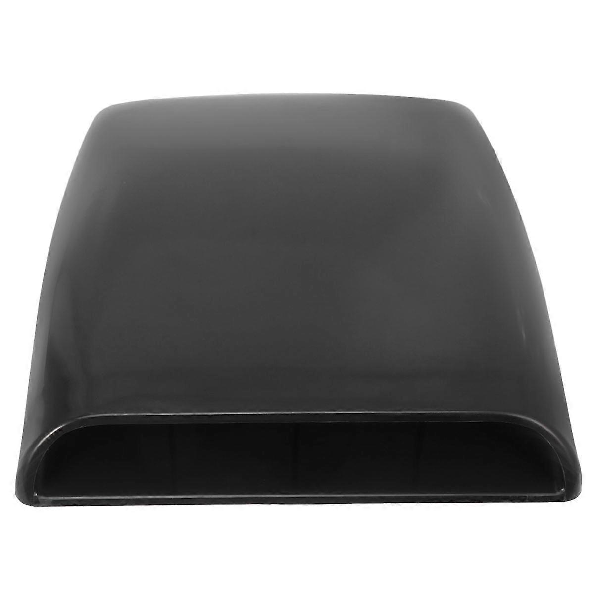 1 Stück Attrappe Motorraumabdeckung Lüftungsschlitze Dekoraufkleber Auto-styling-zubehör (schwarz)-27x25cm-black