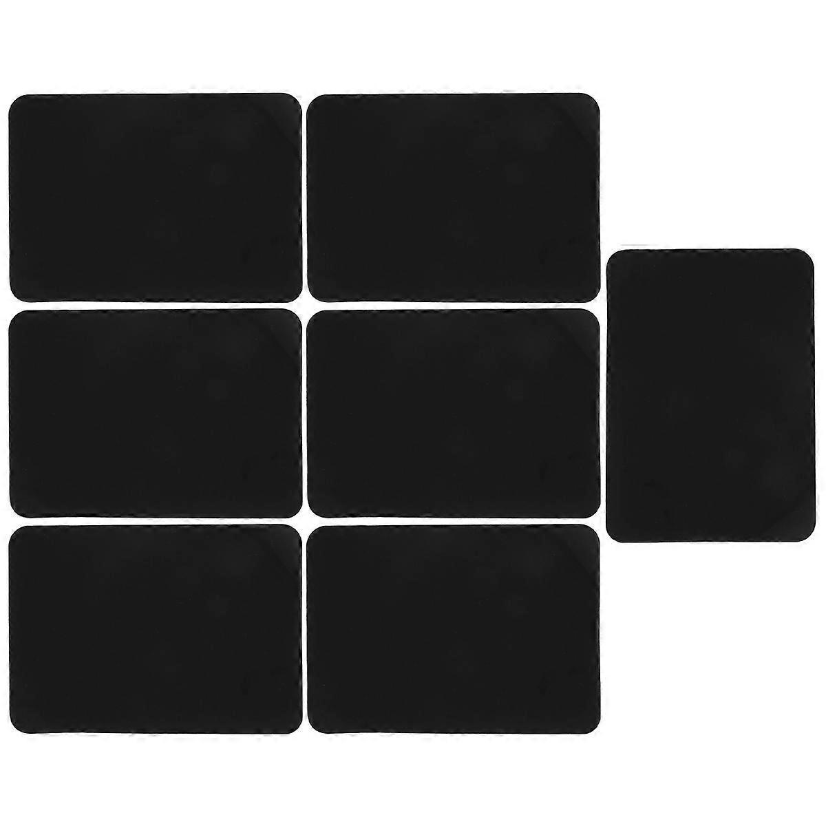 7 Stück Abwischbare Massagetafeln, Werbetafeln, Pvc-preistafeln, Schwarze Tafeln-15.00x10.50x0.20cm