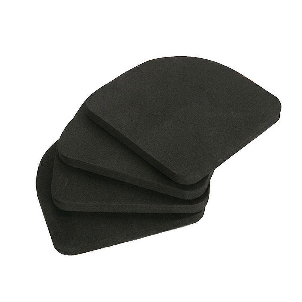 4 Stück Waschmaschinenpolster, Elektrogerätepolster (schwarz)-8pcs-black