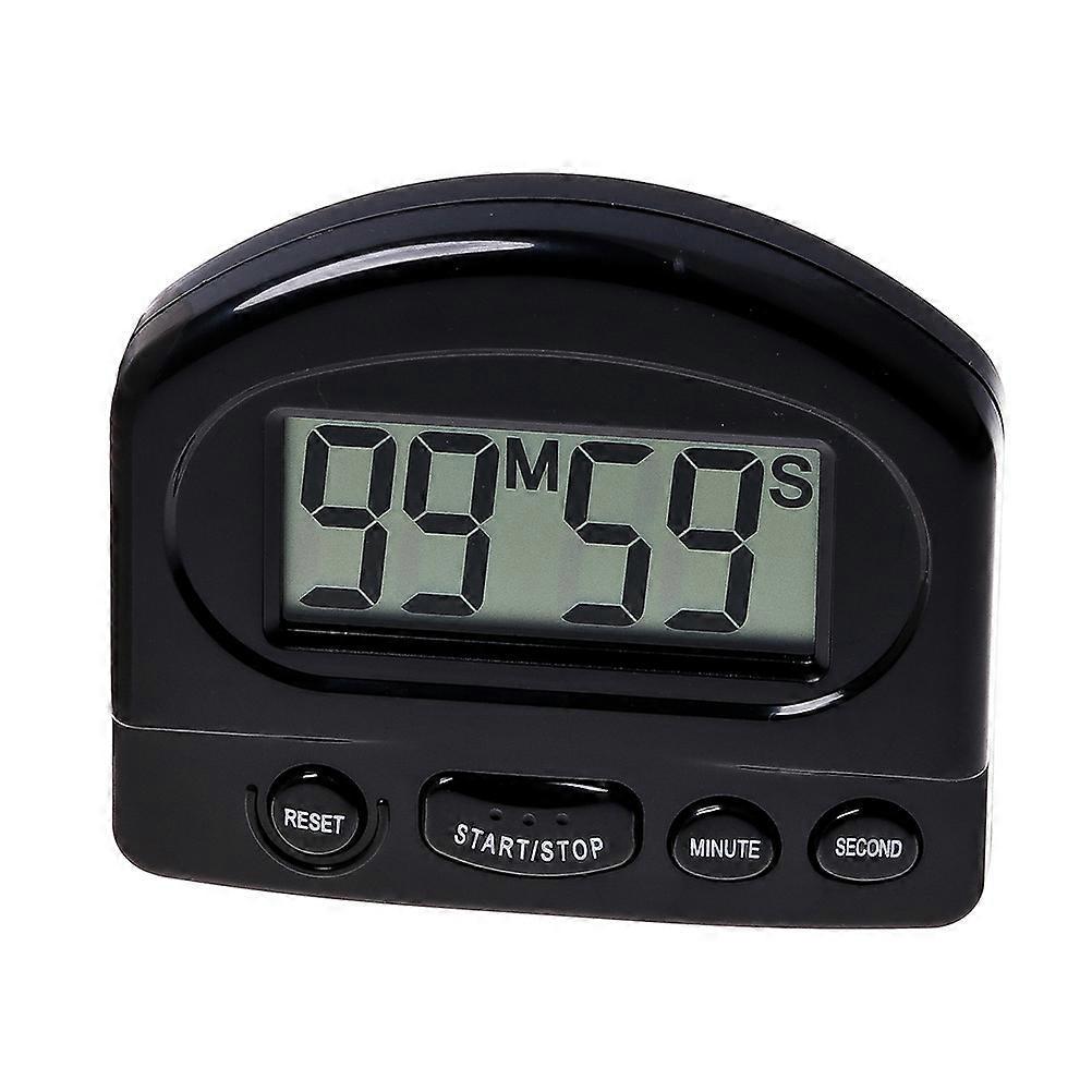 Elektronischer Digitaler Küchentimer Mit Großem Display Und Magnetischem Ständer Für Kochen, Sport, Spiele, Büro Und Meetings (schwarz)-8.20x6.20x1.70cm-black