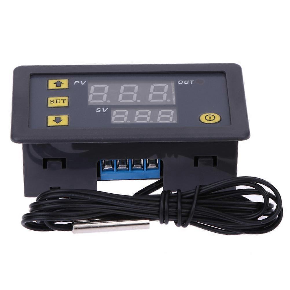 110-220v Digitaler Temperaturregler Mit Hochpräziser Digitaler Anzeige Für Zuhause, Büro Und Geschäft (schwarz)-black