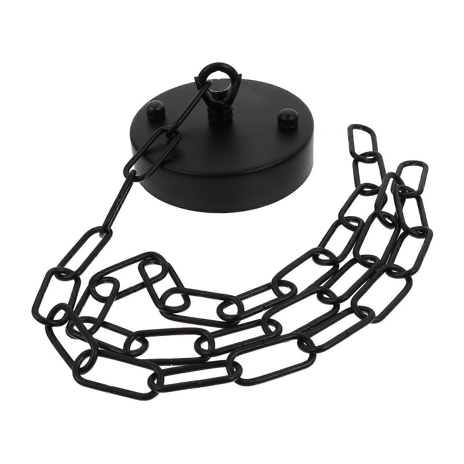 Set Deckenleuchte Mit Saugnapf Und Kette Für Schlafzimmerdekoration-100x10x2.2cm-black