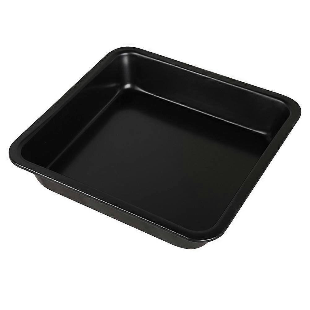 1 Stück Multifunktionales Küchengerät Backplatte Aus Kohlenstoffstahl Pizzabackwerkzeug Kuchenform Für Zuhause Restaurant (schwarz)-22.522.5cm-black