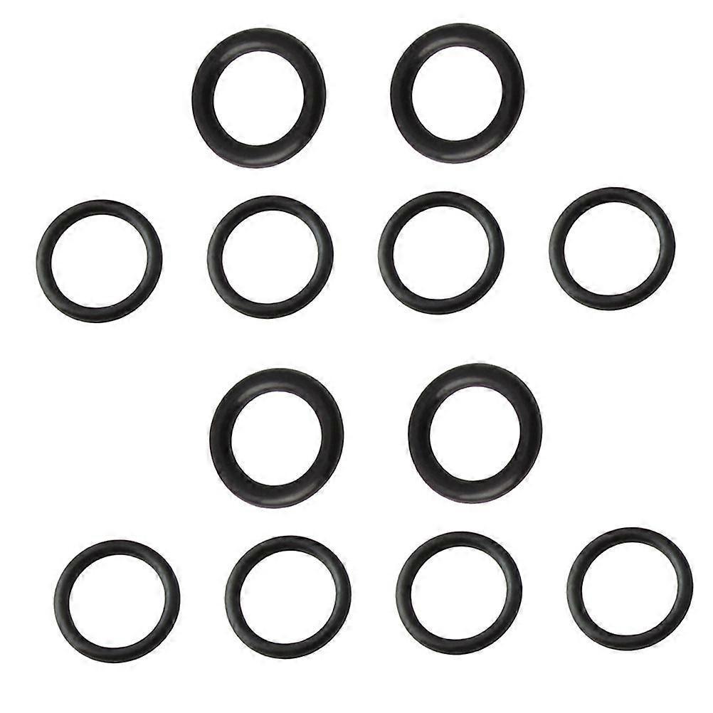 12 Stück Fahrrad-scheibenbremsenhalter-rundring-gummidichtung (schwarz)-0.9x0.9cm-black