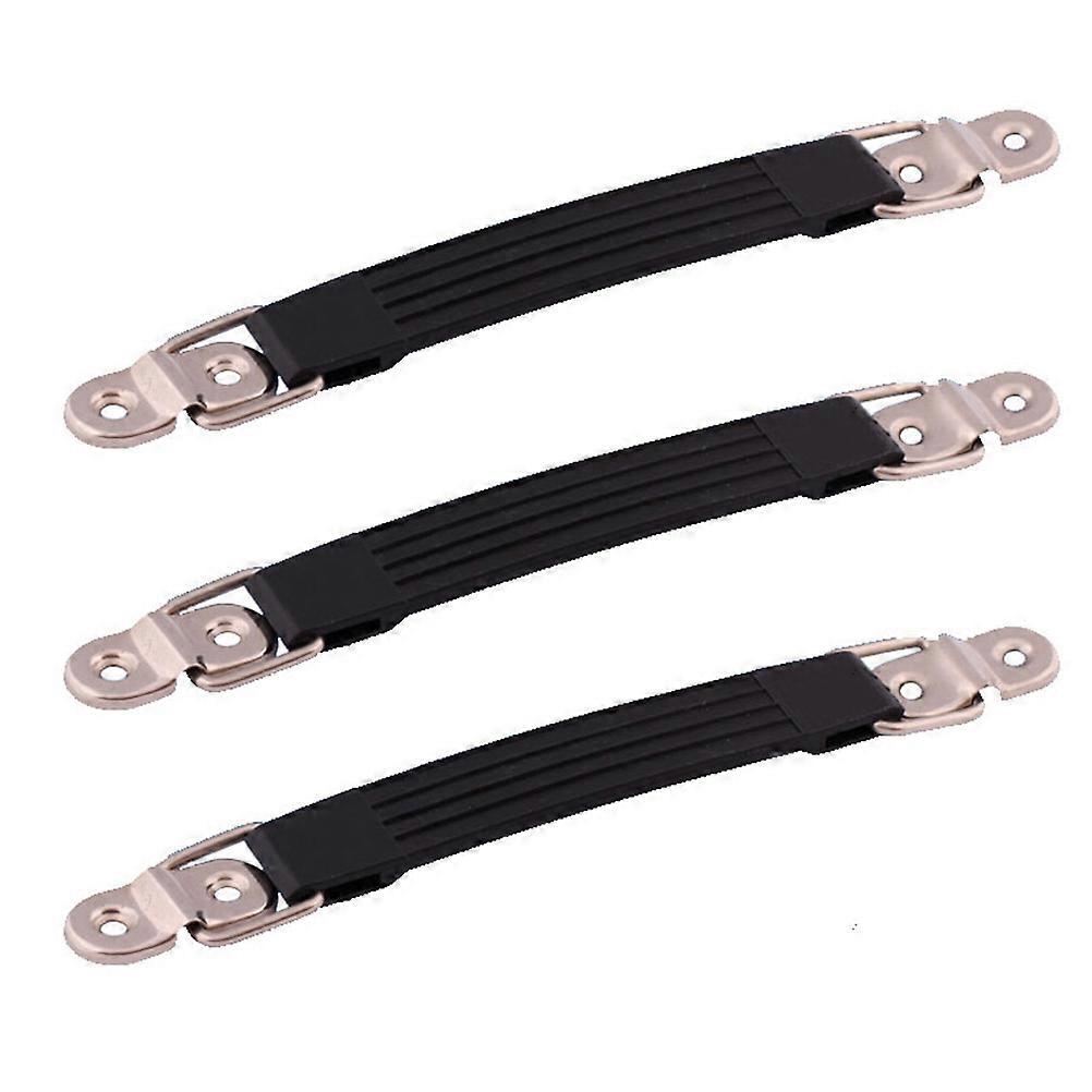 3 Stück Flexible Griffe, Einfache Und Praktische Möbelgriffe Für Schränke, Kleiderschränke, Koffer (schwarz)-17.62.7cm