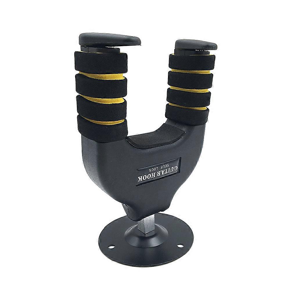 Stück Wandhalterung Für Gitarren, Geeignet Für Akustik- Und E-gitarren (schwarz)-15x10x7.5cm-black