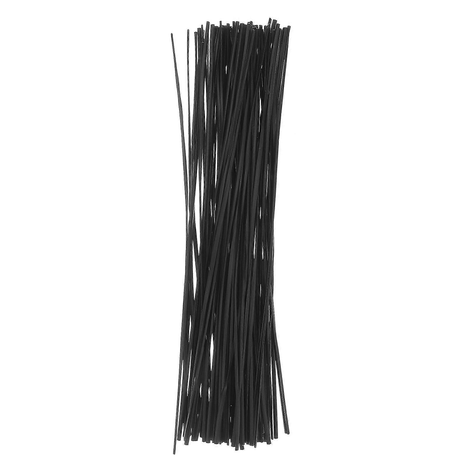 500 Stück 15 Cm Verzinkte Eisendrahtbinder, Kabelbinder Zur Organisation (schwarz)-black
