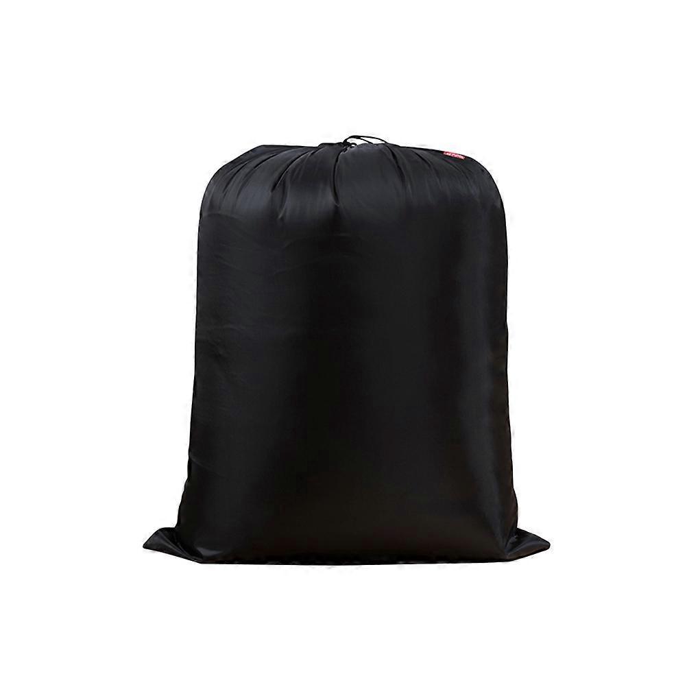 Aufbewahrungsbeutel Mit Kordelzug, Tragbarer, Leichter Aufbewahrungsbeutel, Haushalts-organizer Für Bettdecken Und Kleidung - 34 X 40 Cm (s, Schwarz)-black