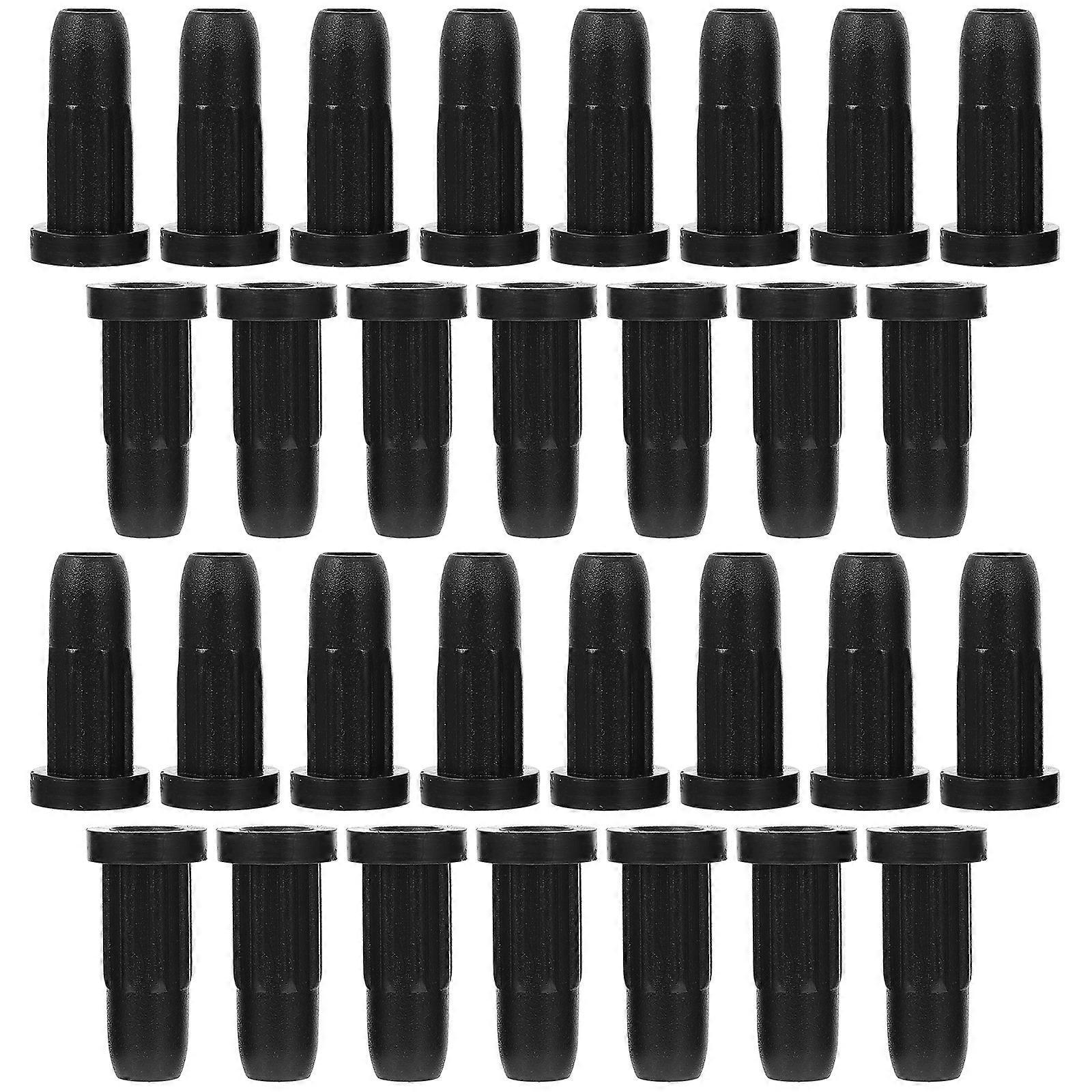 30 Stück Robuste, Geräuschdämpfende Fußschoner Für Computertische Und Stühle (schwarz)-3.3x1.5x1.5cm-black