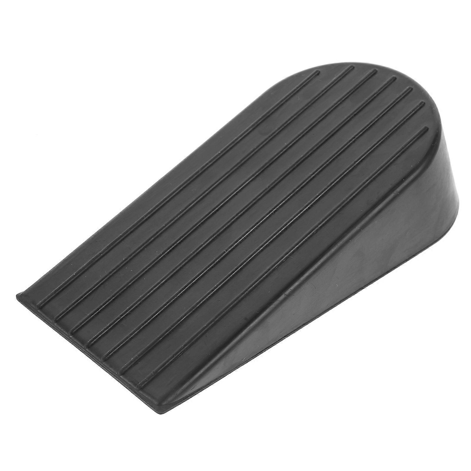 Türstopper, Geräuschlos, Rutschfest, Aus Robustem Gummi-16.5x7cm-black