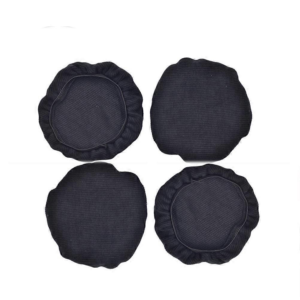 Stück Dehnbare Stoff-kopfhörerüberzüge, Waschbar, Hygienisch, Ohrpolster, Passend Für Die Meisten On-ear-kopfhörer Mit 6-8,5 Cm Ohrmuschelgröße S (schwarz)-black
