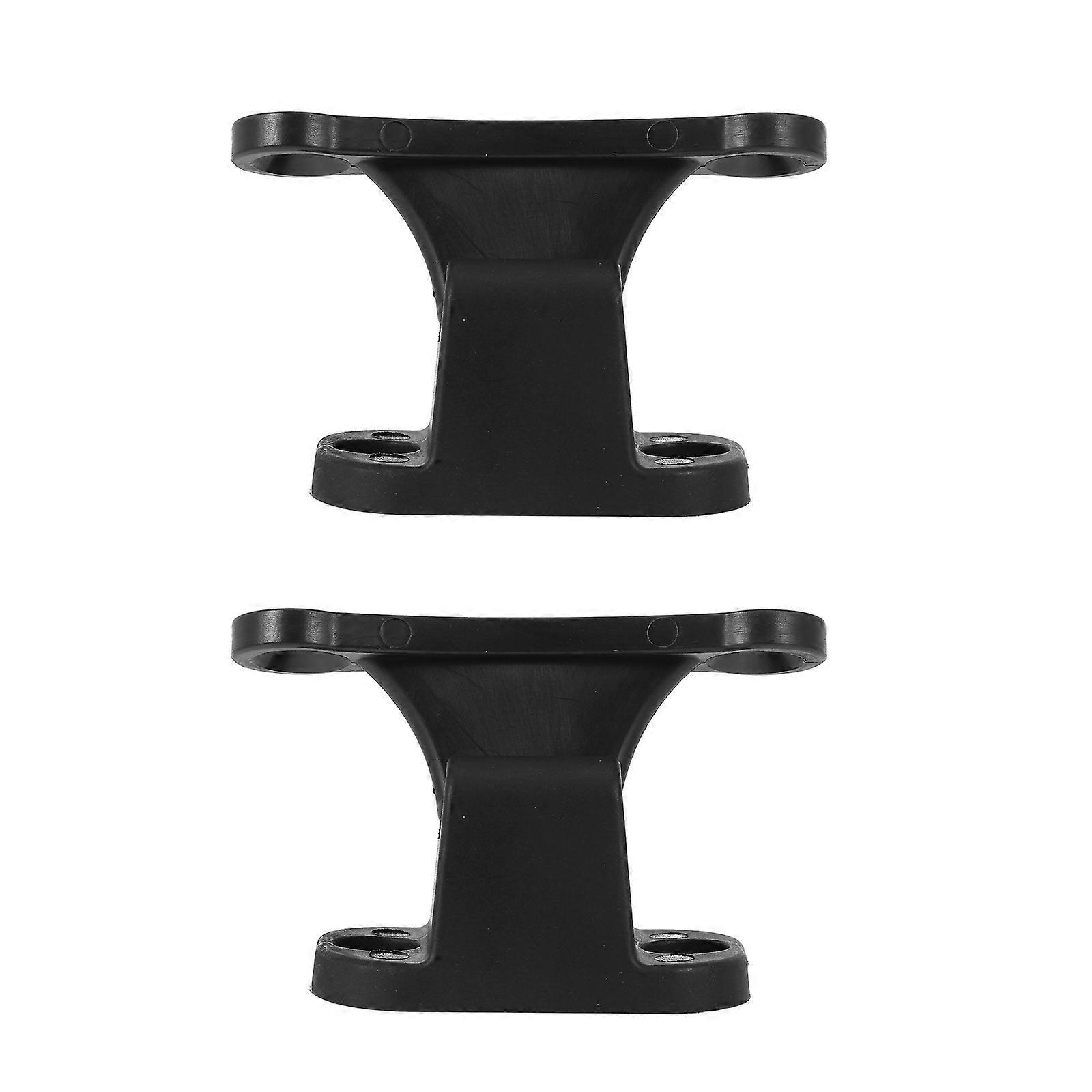 2 Stück Türfeststeller T-förmiger Türstopper Halteklammer Für Wohnmobile-6x4cm-black