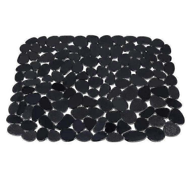 Küchenspülenmatten, Verstellbar, Schwarzes Pvc