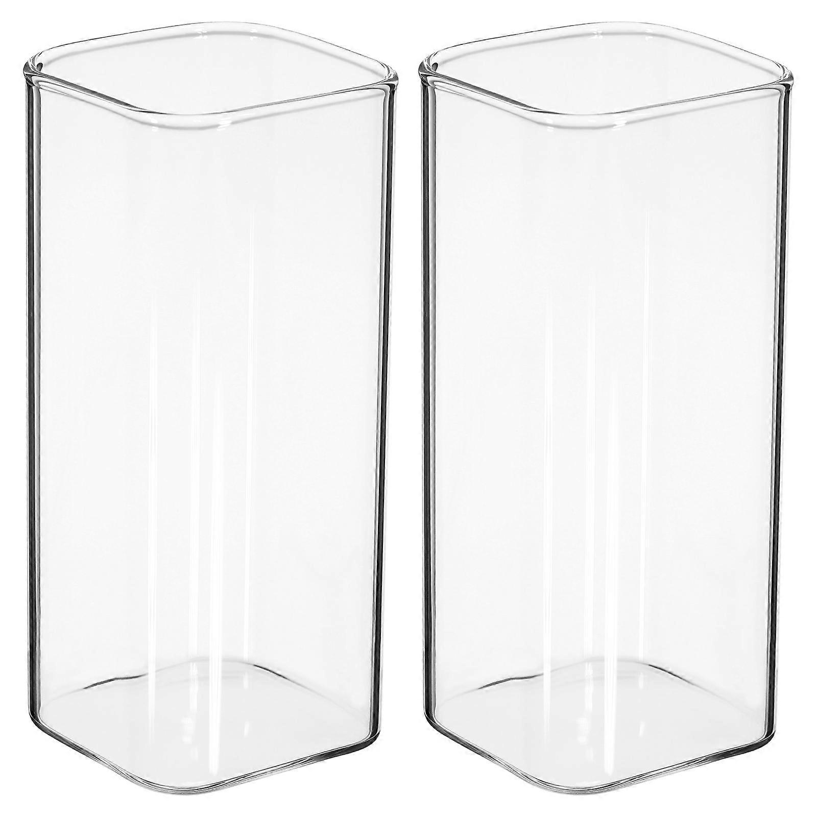 Exquisite Glasbecher, Kreative Cocktailbecher Für Den Haushalt, Kaffee- Und Milchbecher-13.30x6.00x6.00cm-transparent Color
