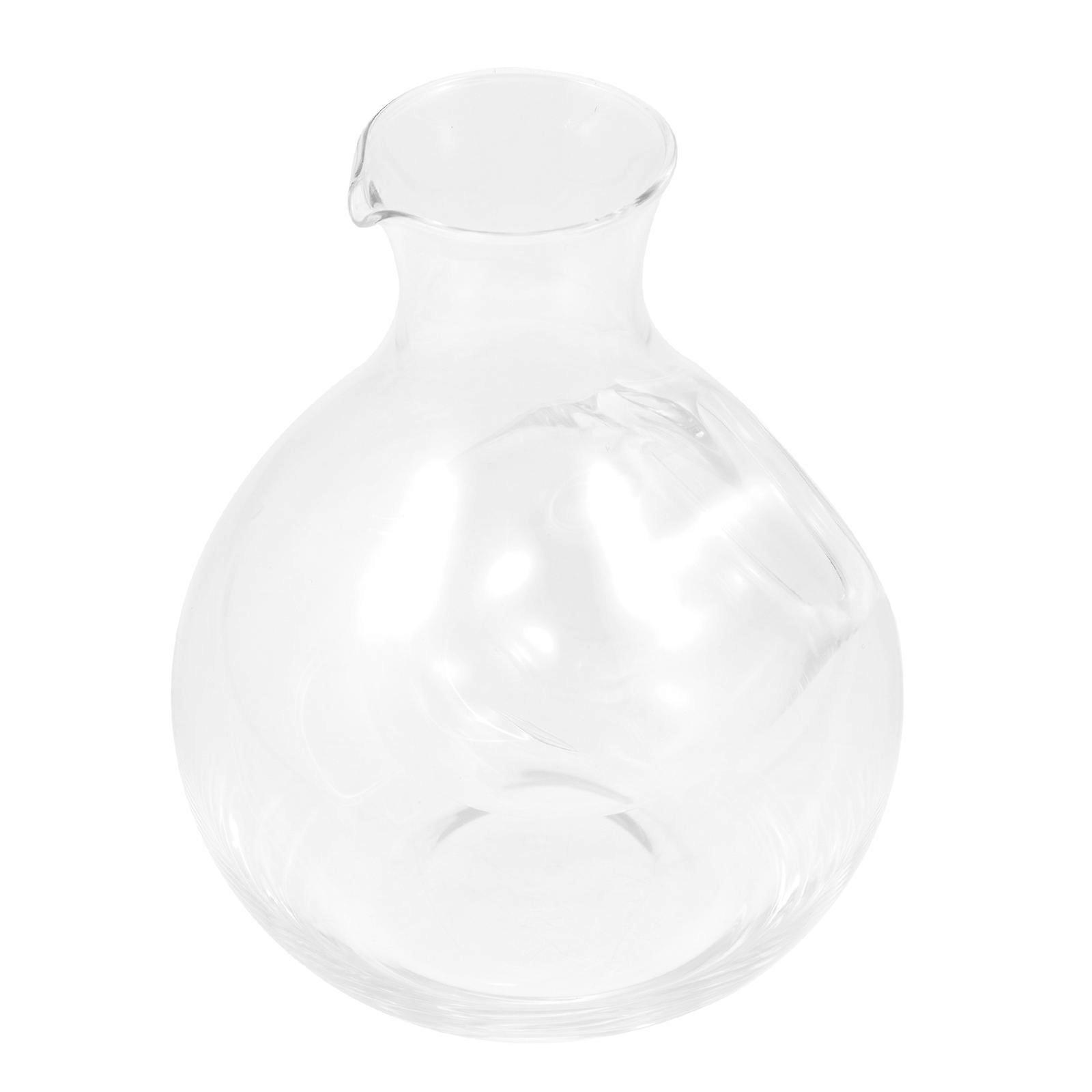 Haushalts-glasdekanter, Transparenter Weindekanter, Eisweinseparator Für Zuhause-12.5x10x10cm-transparent