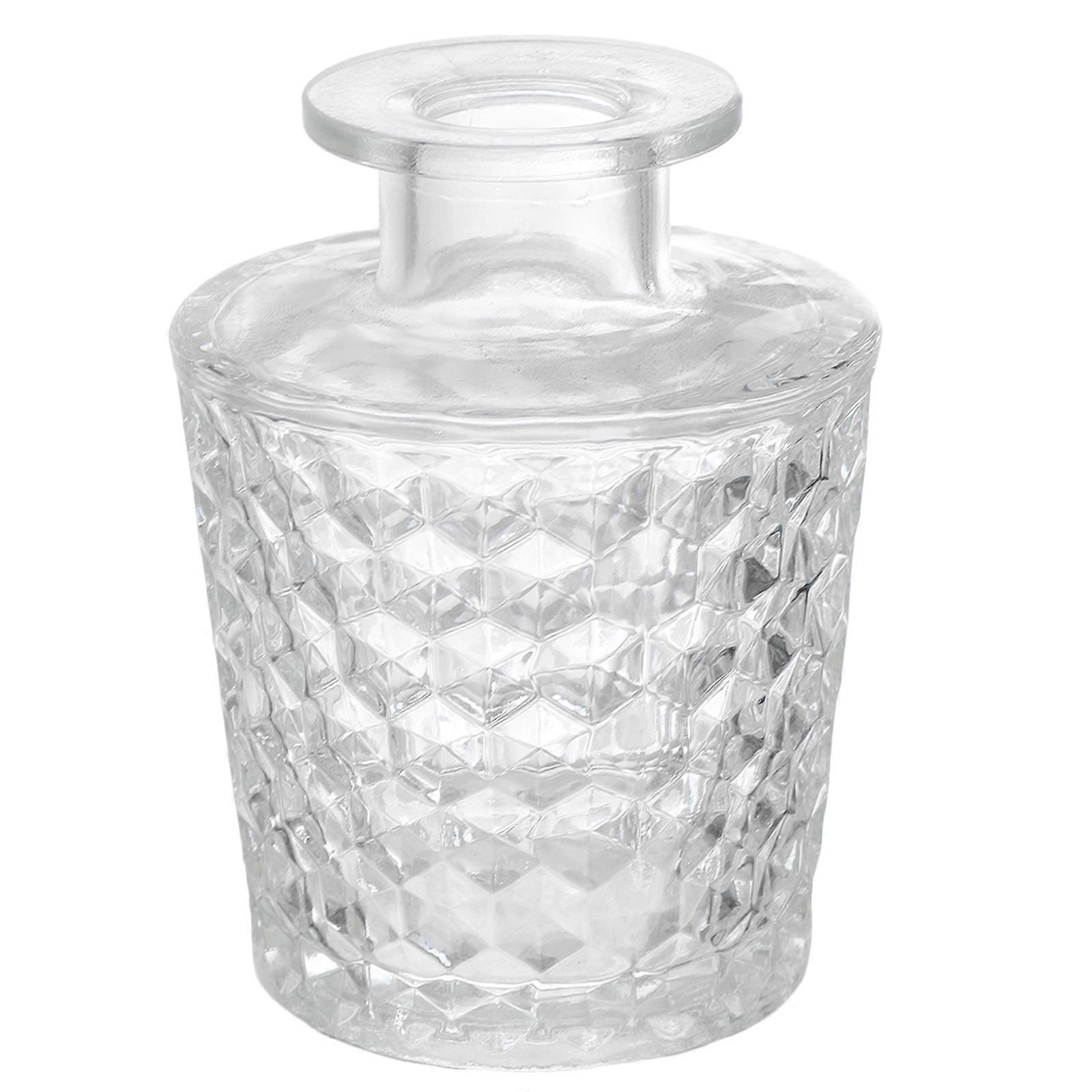 Diffusorflasche Aus Klarglas, Nachfüllbarer Diffusorbehälter Für Aromatherapie-7.4x7.4cm-transparent