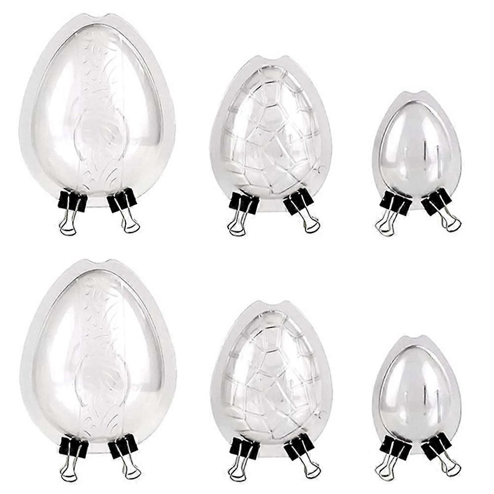 6-teiliges Set Transparenter Haushalts-keksformen, Bonbonformen, Backformen Aus Kunststoff, Backzubehör-13.70x11.00x4.50cm-transparent Color