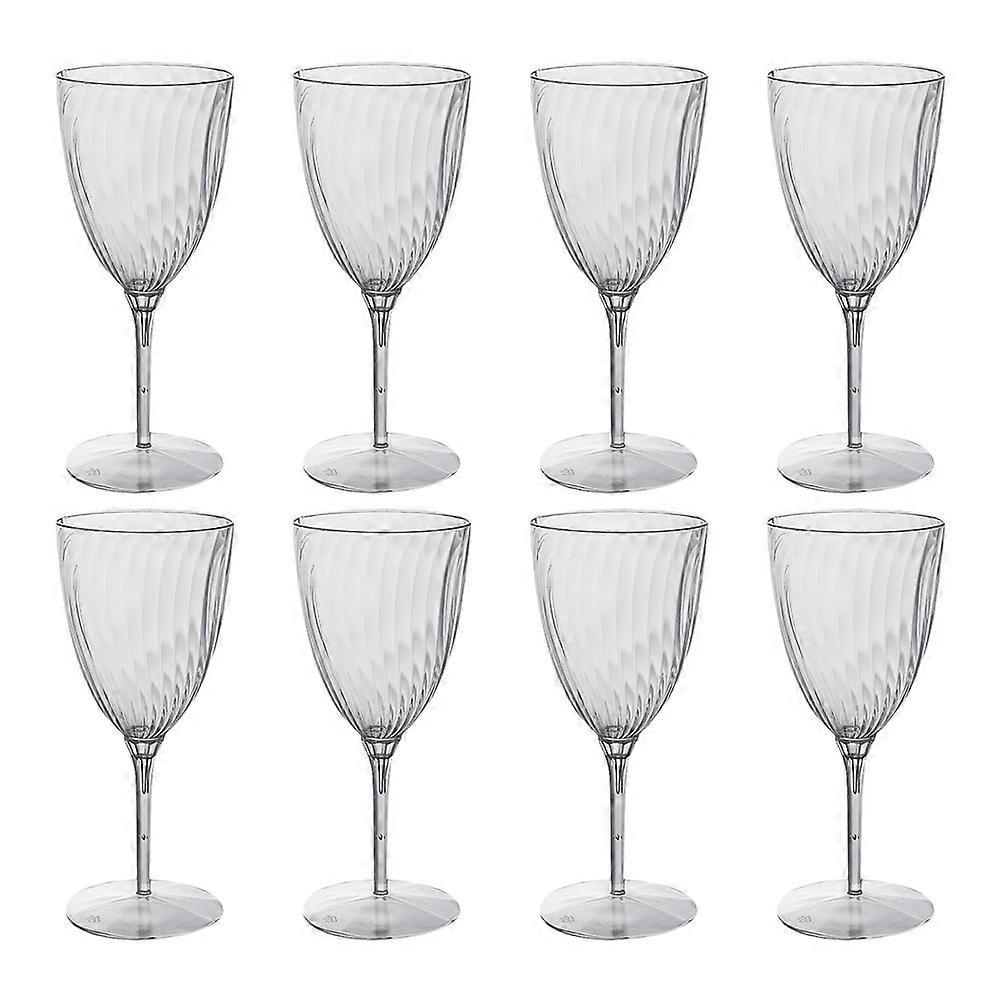Stück 240 Ml Einwegbecher, Trinkgläser, Rotweingläser, Champagnergläser-16.50x7.00x7.00cm-transparent