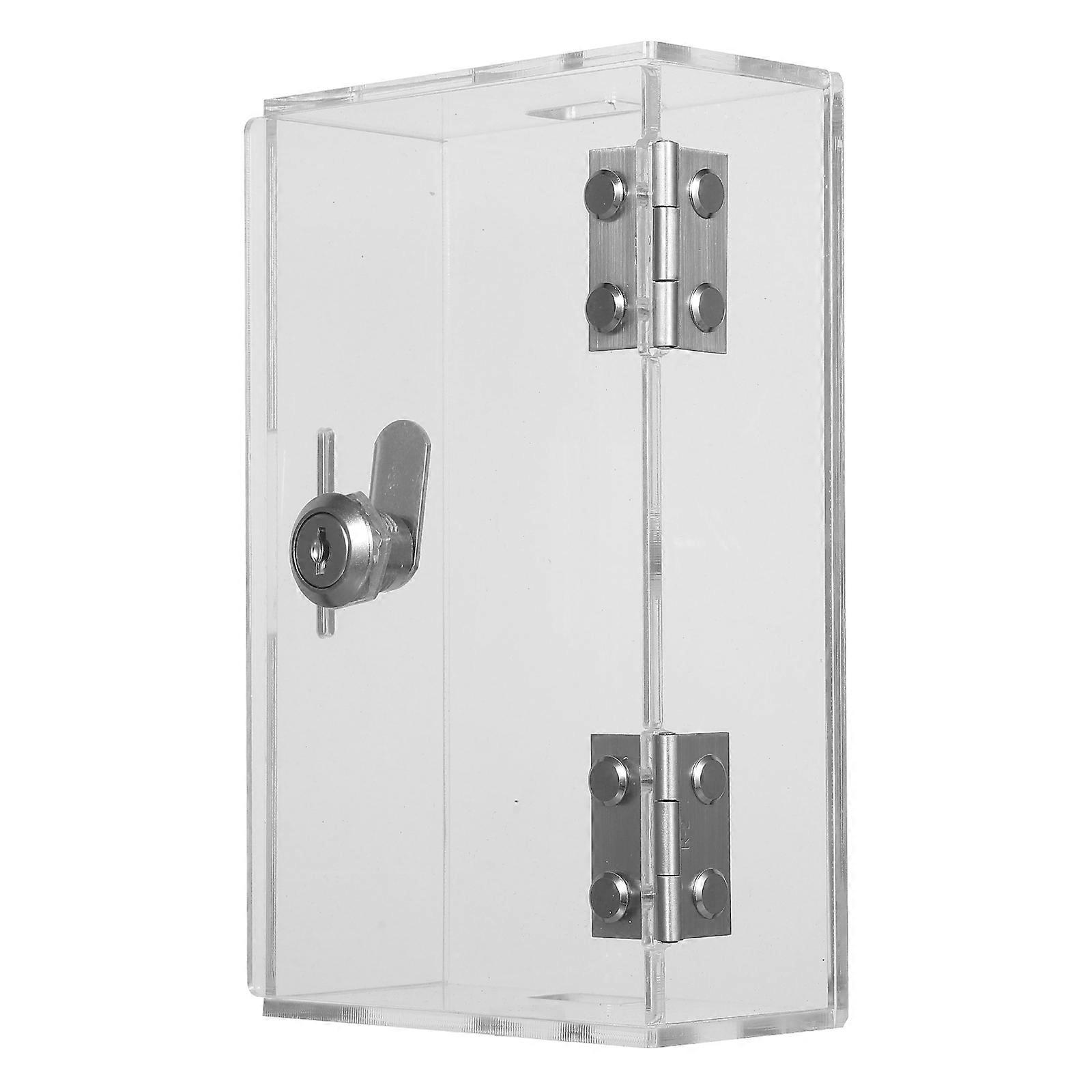 Tragbarer, Durchsichtiger Handy-sicherheitskasten Für Schüler – Ideal Für Zuhause Und Schule-18.60x11.00x6.00cm