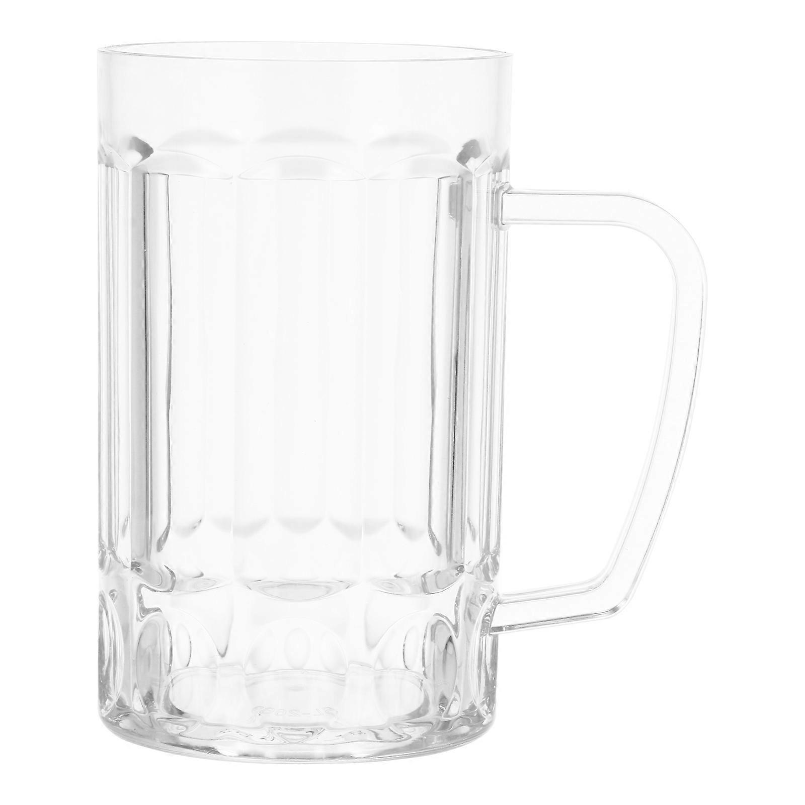 540 Ml Transparenter Bierkrug Mit Henkel, Bruchsicherer Griff, Weinkrug, Wasserkrug-540ml-transparent 01