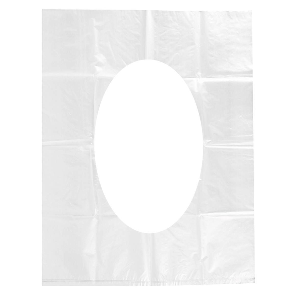 10er-packung Transparente, Tragbare Toilettenmatte, Wasserdichter Toilettensitzbezug, Einweg-toilettenkissen Aus Rutschfestem Kunststoff, Hygienische Toilettenunterlage Für Hotels (5 Stück)-48x40cm-tr