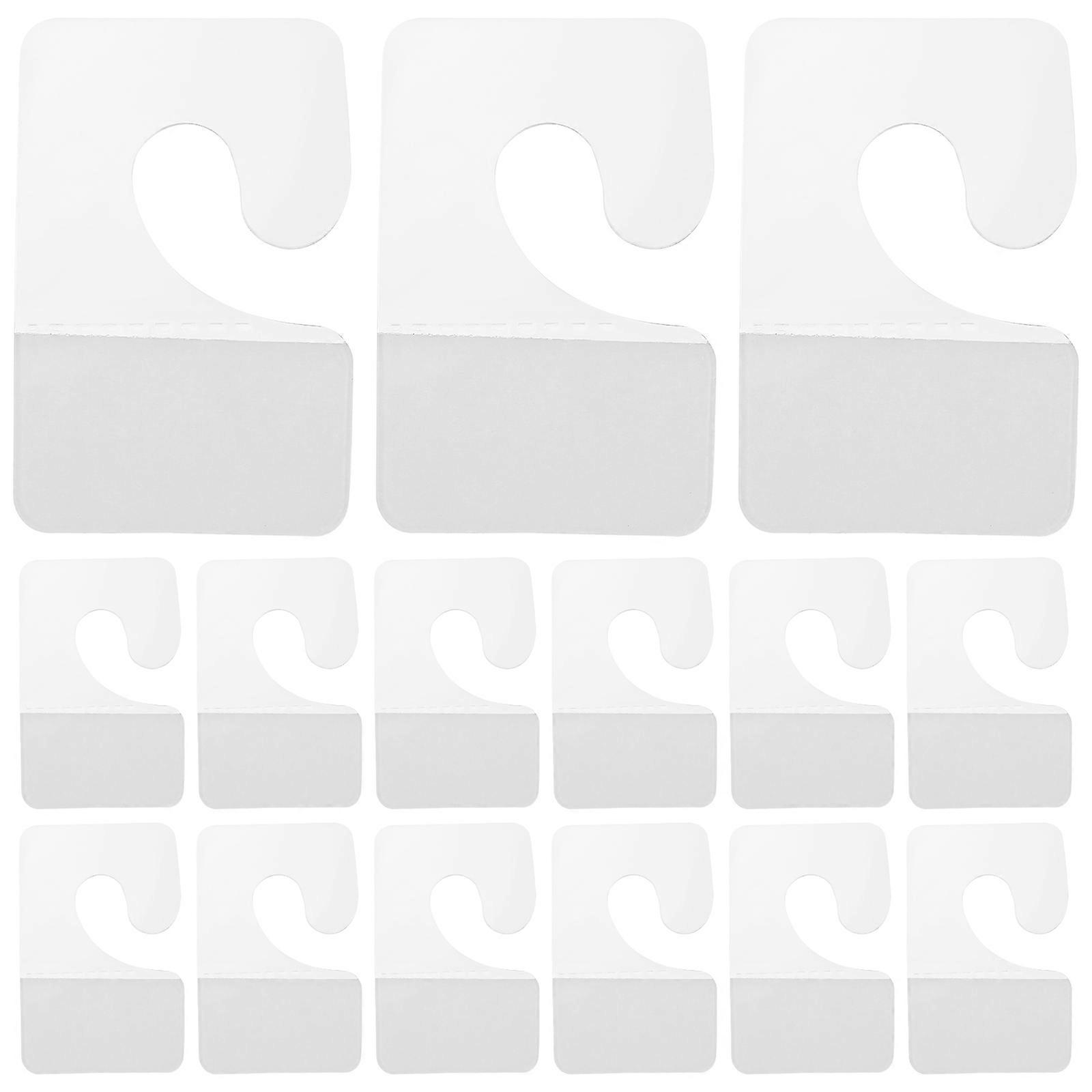 200 Stück Selbstklebende Aufhängehaken, Transparente Haken Für Lochwände Im Einzelhandel-4.2x2.7cm-transparent