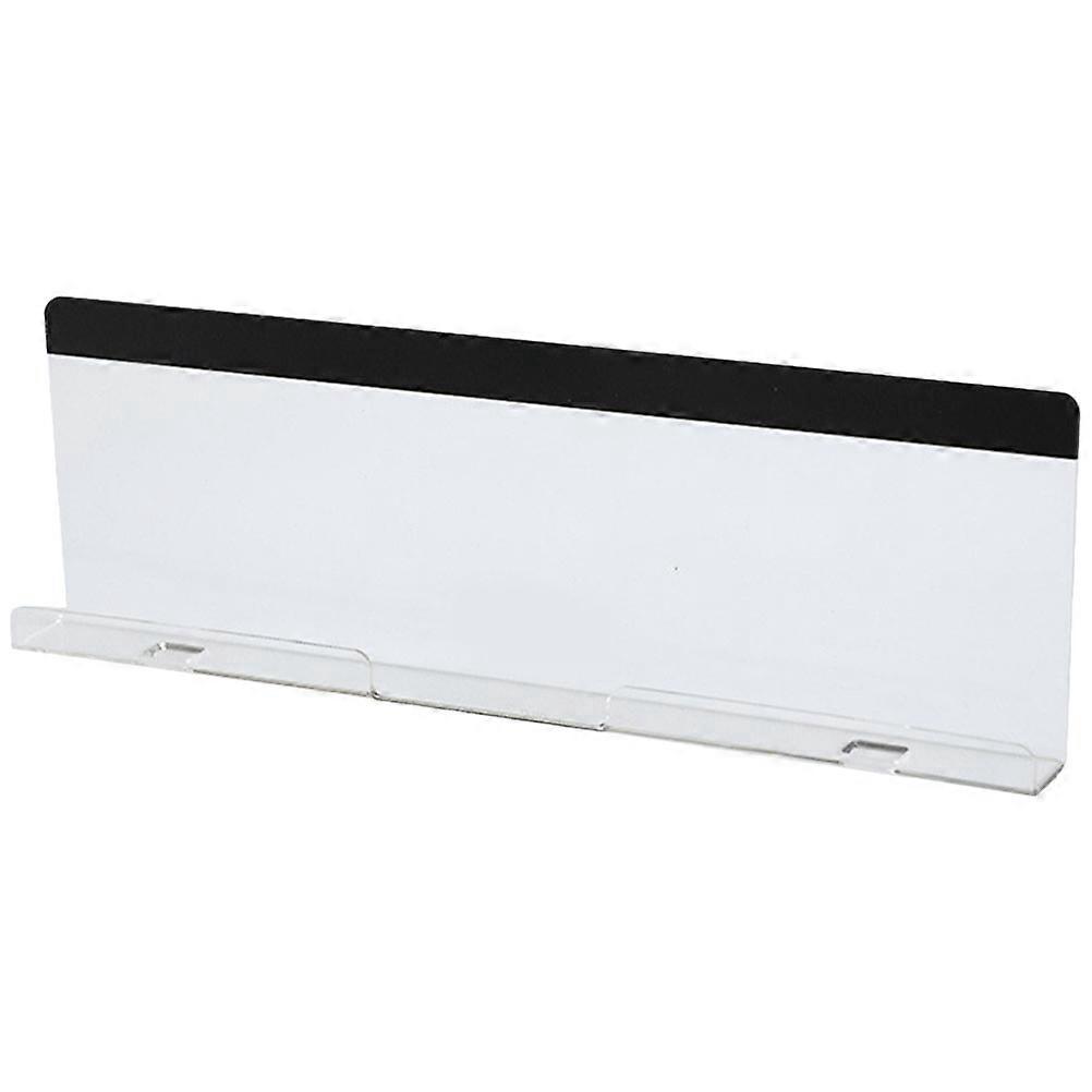 Monitor-memo-board, Unteres Monitor-memo-notiz-board, Computerbildschirm-nachrichtenerinnerung-26.00x8.20x2.30cm-transparent