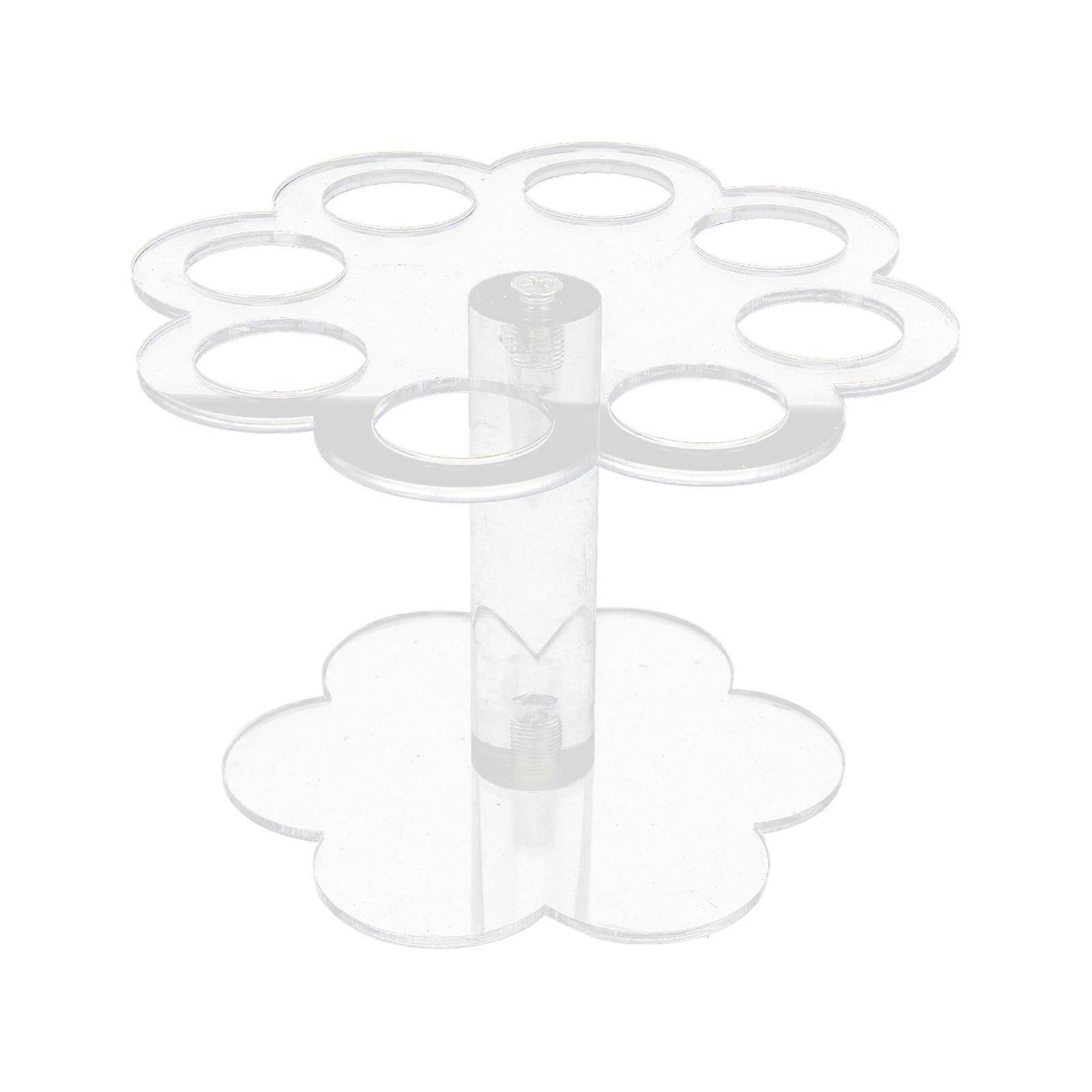 Abnehmbarer Acryl-eistütenhalter Mit 8 Löchern (transparent)