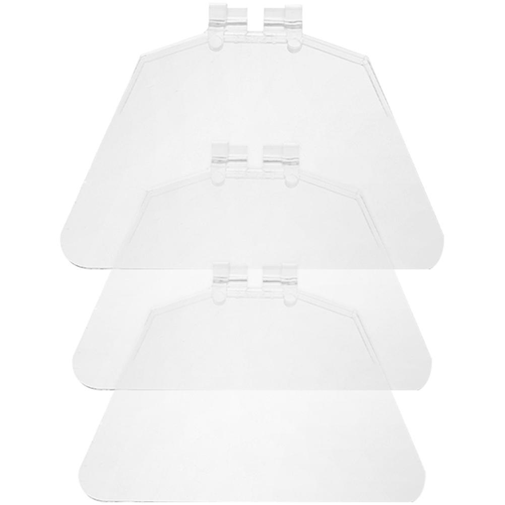 3 Stück Augenschutz Für Tischschleifmaschinen, Kunststoff-augenschutz, Transparenter Augenschutz Für Schleifmaschinen-11.00x9.00x0.10cm