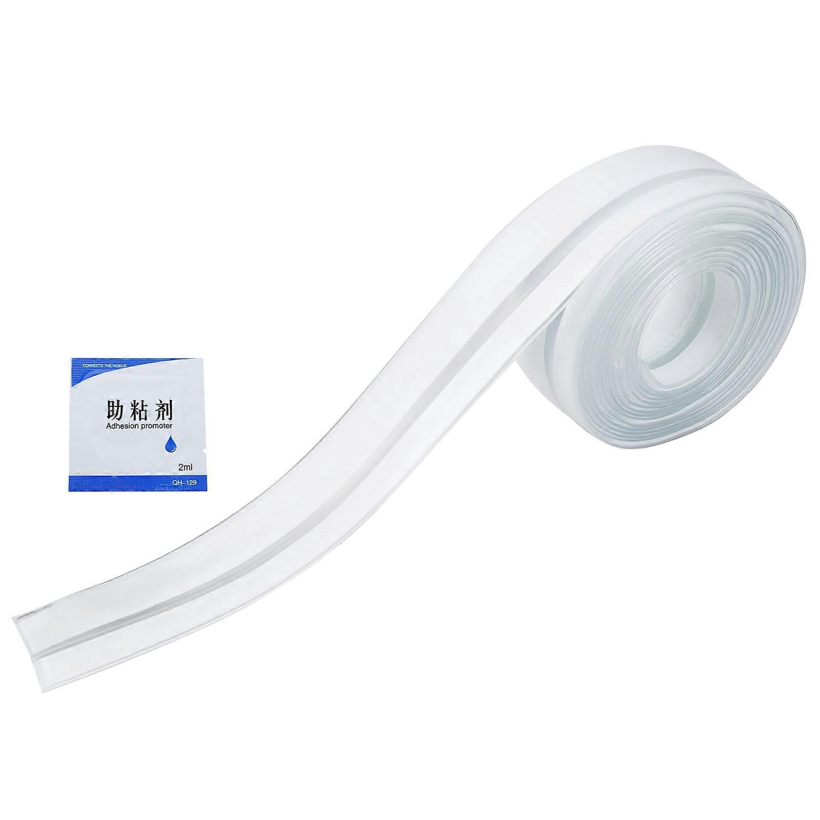 1 Rolle Wasserfestes Nahtband Für Badezimmer, Selbstklebendes Küchenspülenband-320x3.8cm-transparent