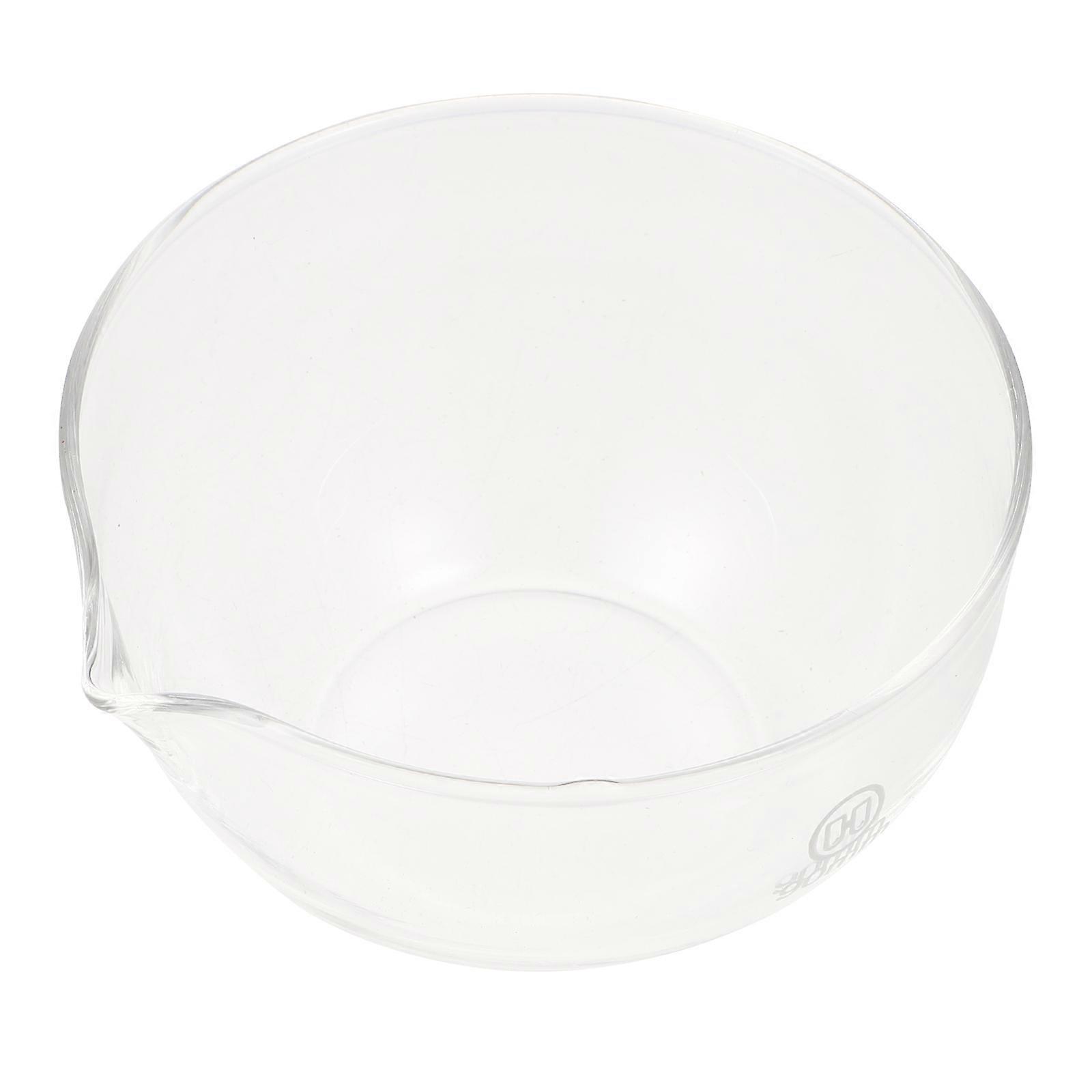 Runde Verdampfungsschale Aus Glas, Verdampfungsbecken Mit Ausguss-9x9cm-transparent