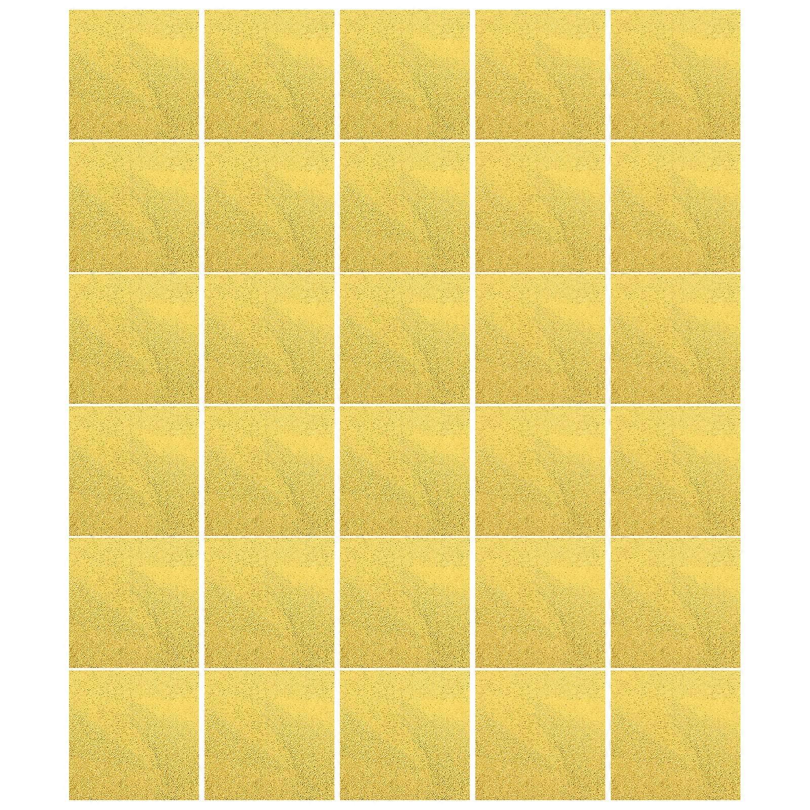 500 Stück Aluminiumfolienpapier, Goldfolienpapier, Geschenkpapier, Lebensmittelverpackungspapier Für Schokolade (9x9cm)-99cm-golden