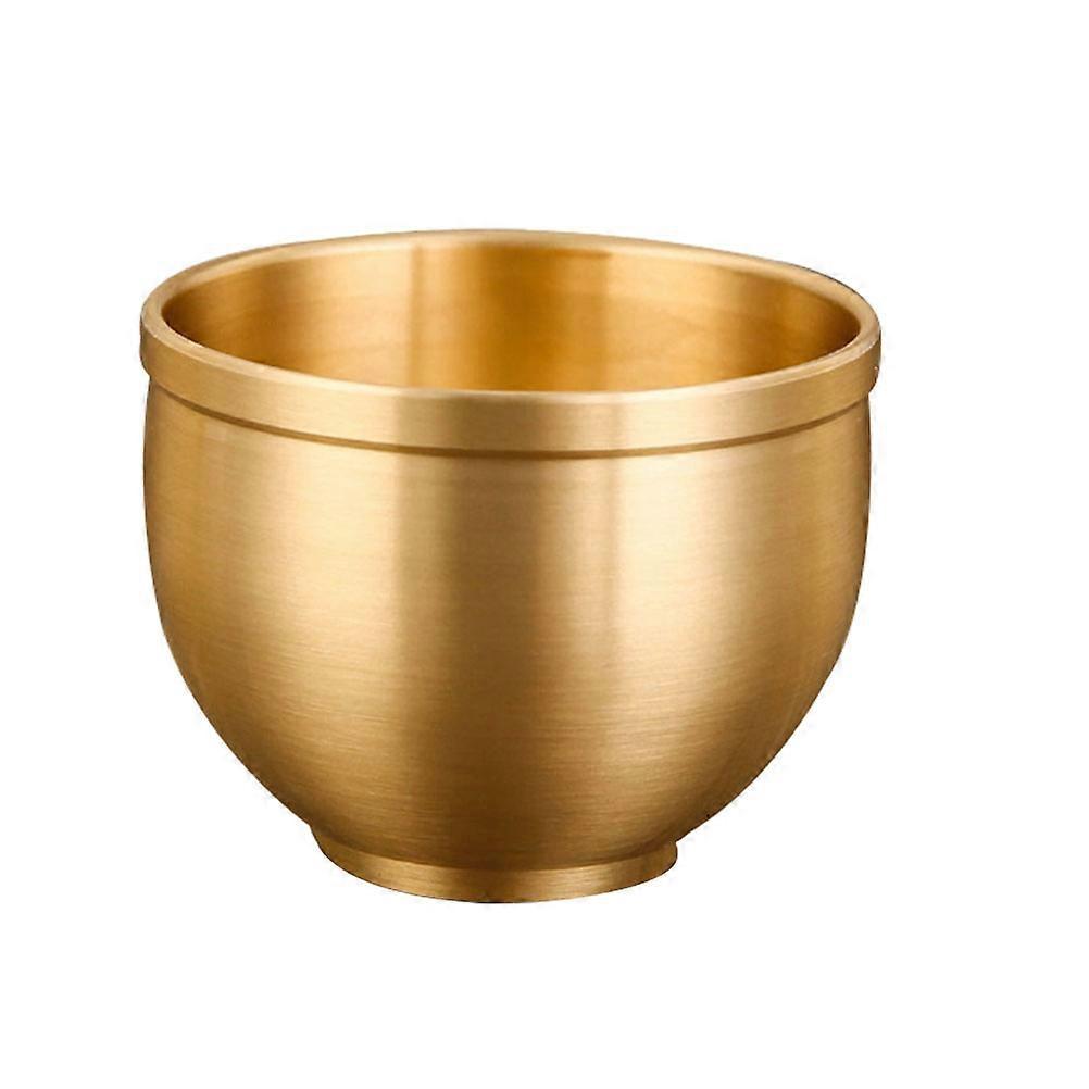 Mehrzweck-weinbecher Aus Messing, Rund, Für Zuhause (golden)-5.7x4.5x3cm-golden
