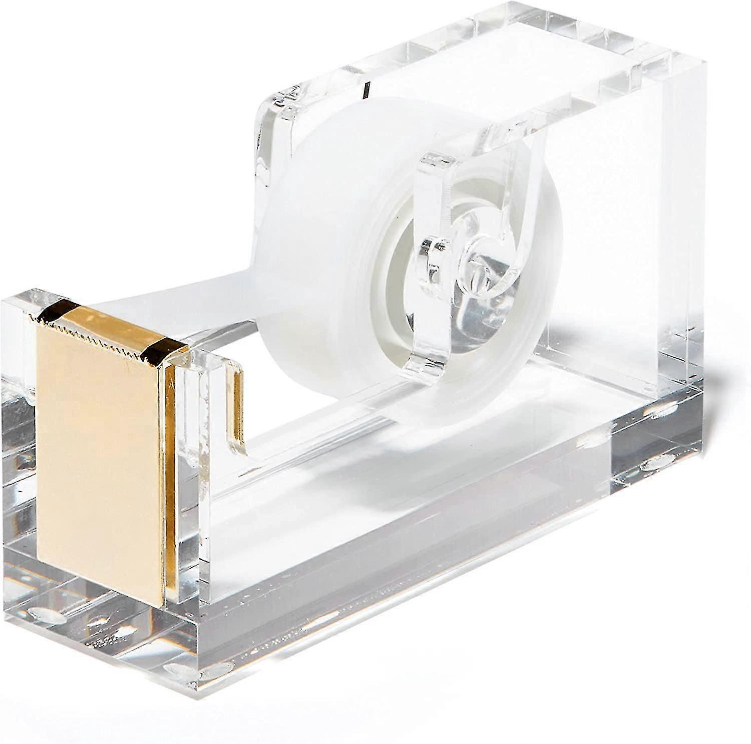 Klebebandabroller – Goldener Schreibtischabroller Für Transparentes Klebeband – Dekoratives Accessoire Für Zuhause, Schule Oder Büro