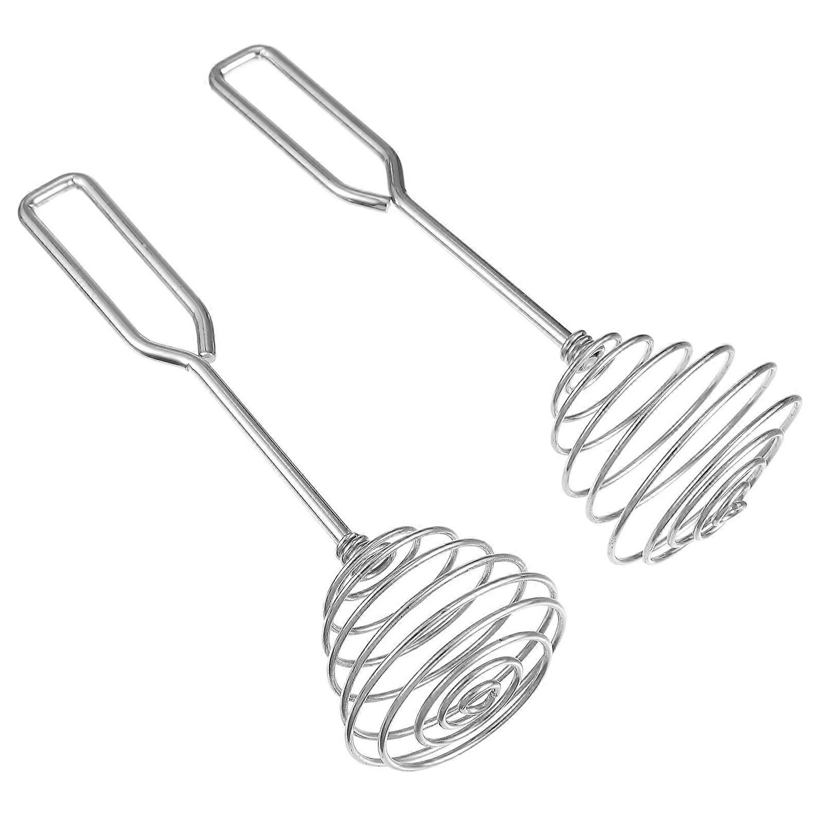 Stück Schneebesen Aus Edelstahl, Rührbesen, Sahneaufschäumer, Eiermixer Mit Quadratischem Schaft-21.00x6.50x2.50cm-silver