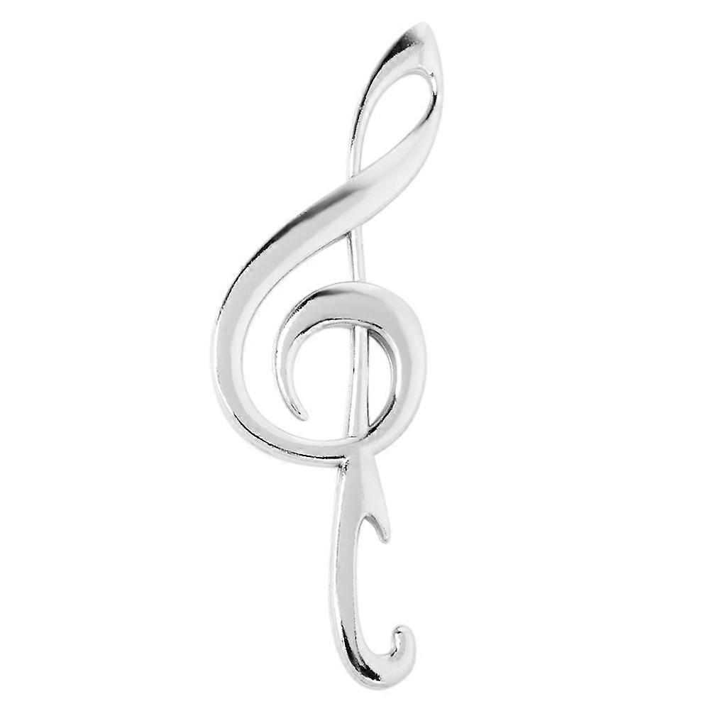 Wein-/bierflaschenöffner In Form Einer Musiknote (silber)-11.00x3.60x0.50cm-silver