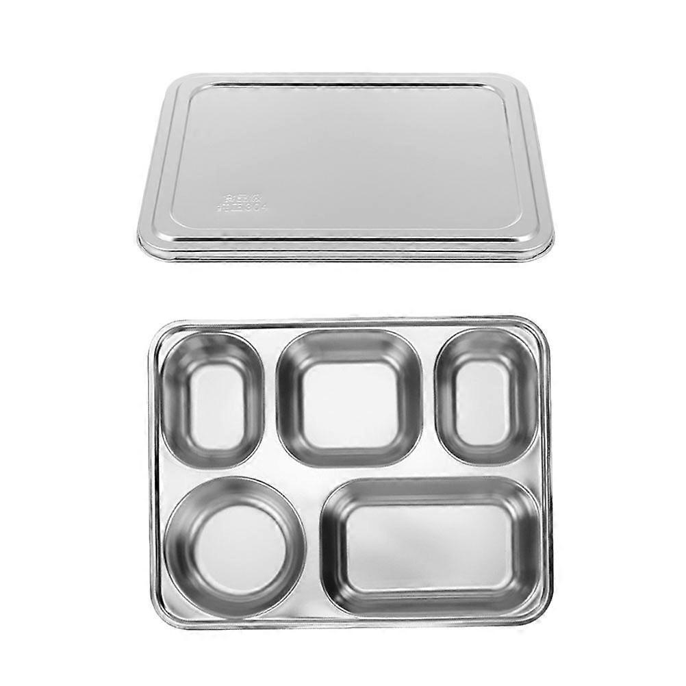 Set Obstteller Aus Edelstahl, Untergitter, Snackteller, Restaurantteller, Teller Für Zuhause-28.00x22.00x4.20cm-silver