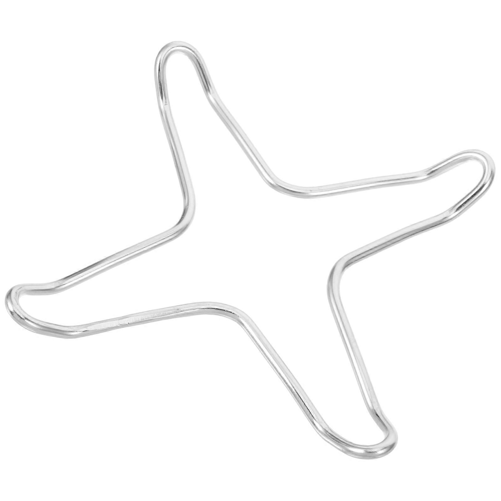 Multifunktionaler Gasherdständer Aus Edelstahl, Robuste Halterung Für Kleine Töpfe Und Pfannen Für Die Heimische Küche-15x15x1.5cm-silver