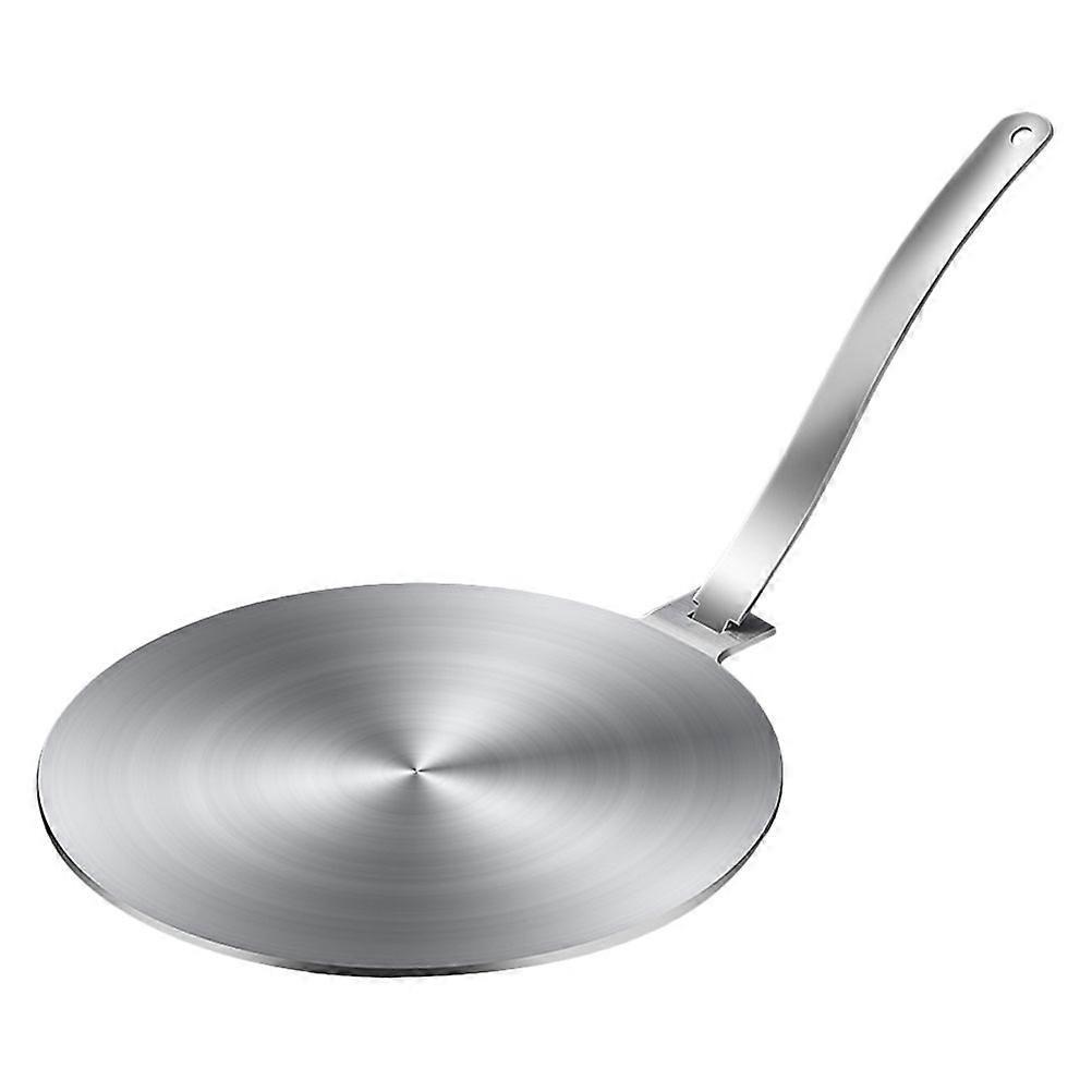 Wärmeverteilungsplatte, Metall-induktionsplatte, Runde Induktionsplatte, Adapterplatte Für Induktionskochfelder-22.7x20x0.34cm-silver