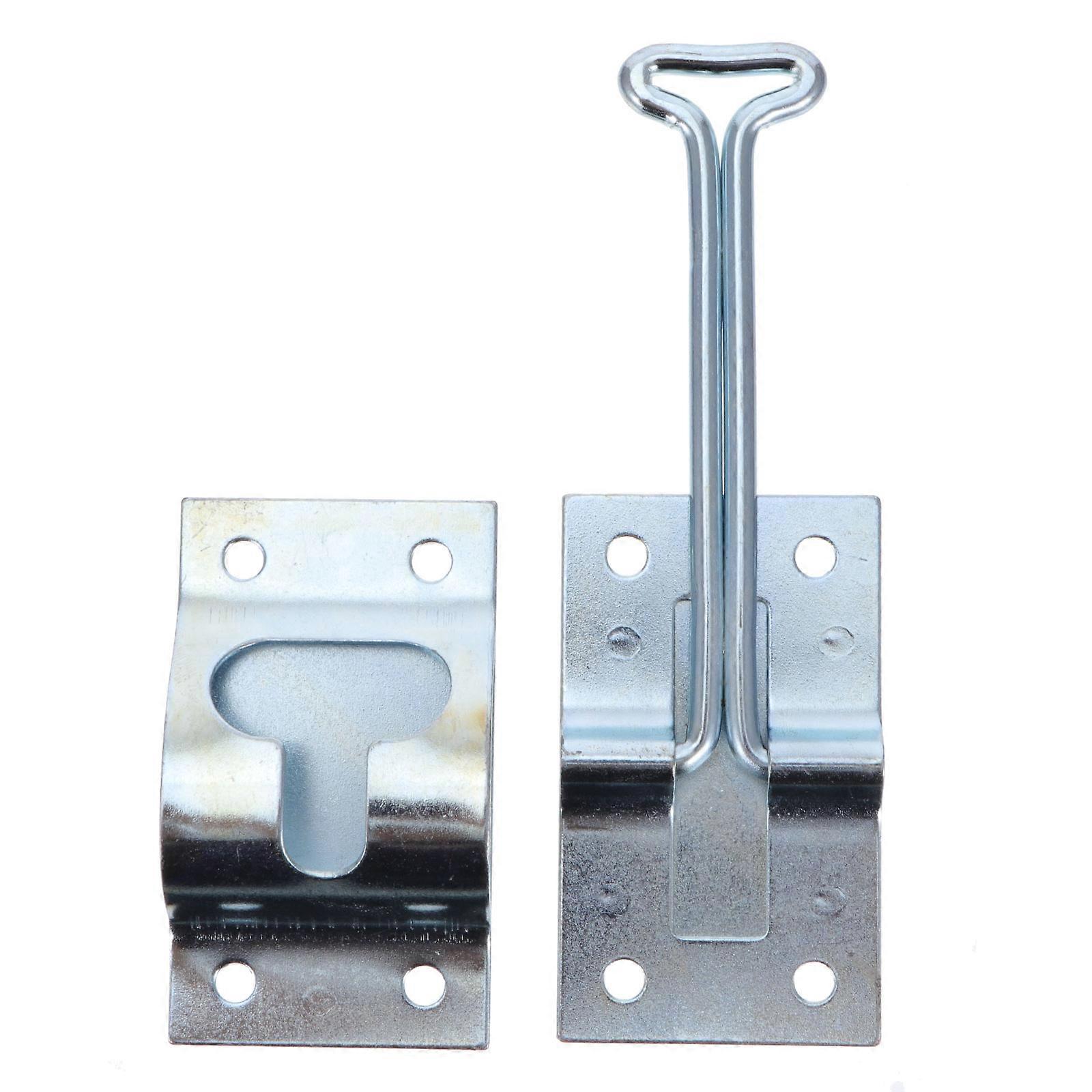 Robuster Türhalter Aus Stahl, T-förmiger Türverschluss Für Wohnmobile-13.5x4.5cm-silver