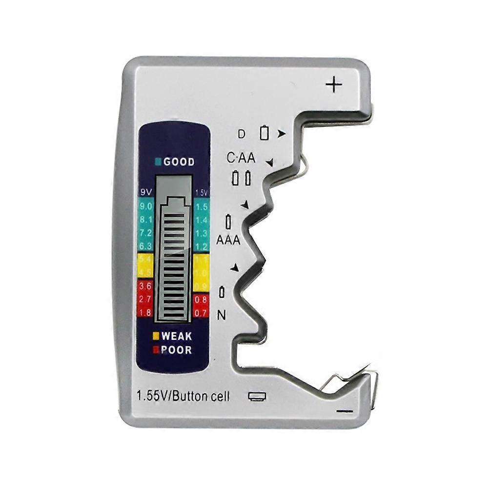 Digitales Batterietestgerät, Tragbares Batterietestgerät Für Zuhause, Outdoor Und Geschäft (silber)-9.2x6.3cm-silver