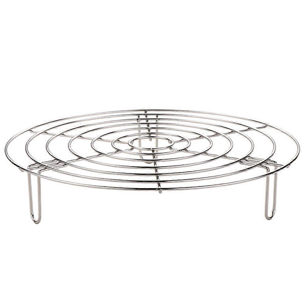1 Stück Anti-verbrühungs-dampfgarer Für Den Haushalt (24 Cm, Silber)-24x24x5.5cm-silver