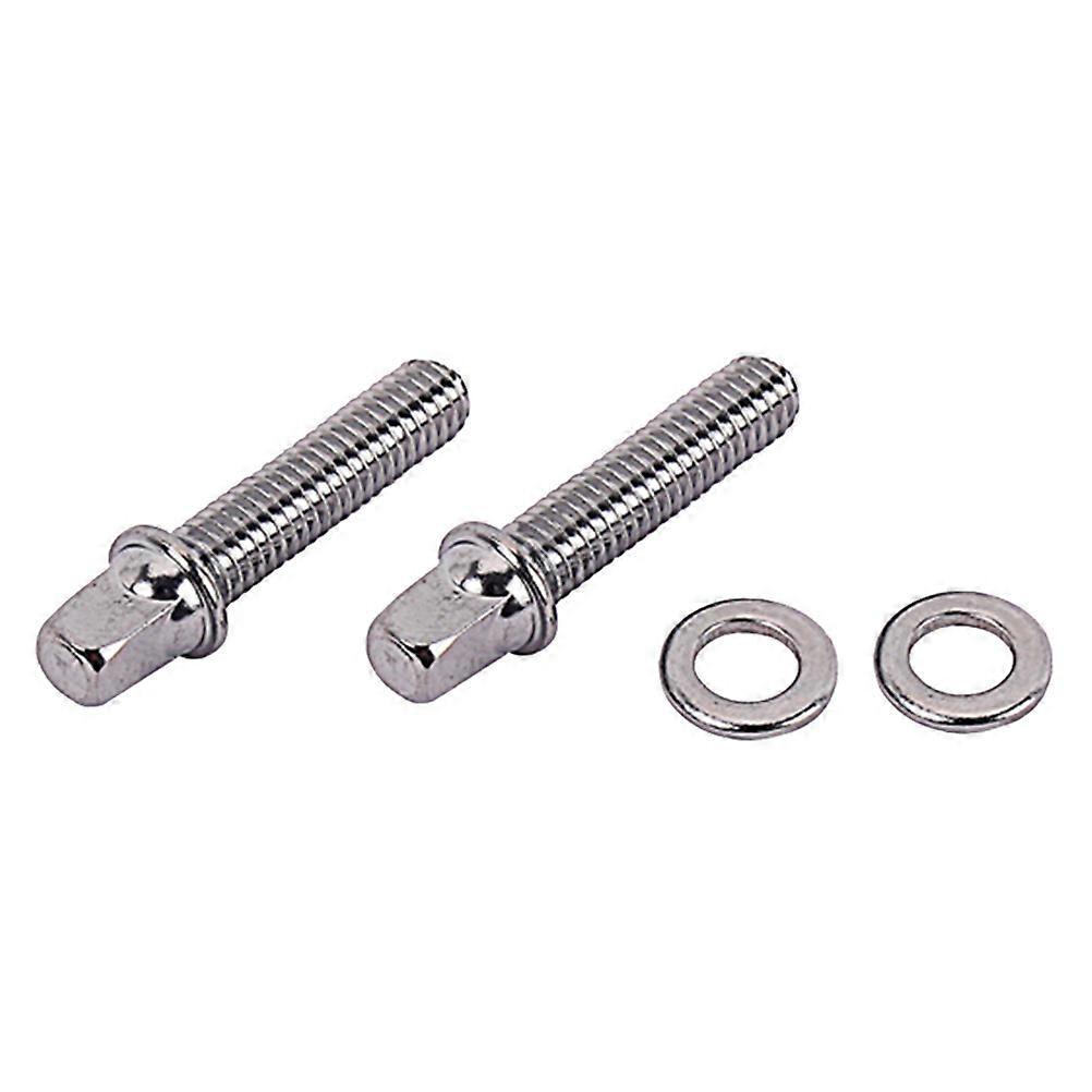 Stück 34,5 Mm Trommelbefestigungsschrauben Aus Edelstahl, Langlebige Befestigungsschrauben Mit Unterlegscheiben Für Trommelösen (silber)-0.34cm-silver