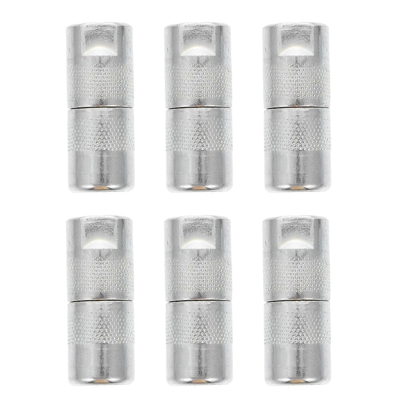 6-teiliges Set Ersatzkupplungen Für Fettauffangdüsen Und Fettsprühgeräte-3.9x1.7cm-silver