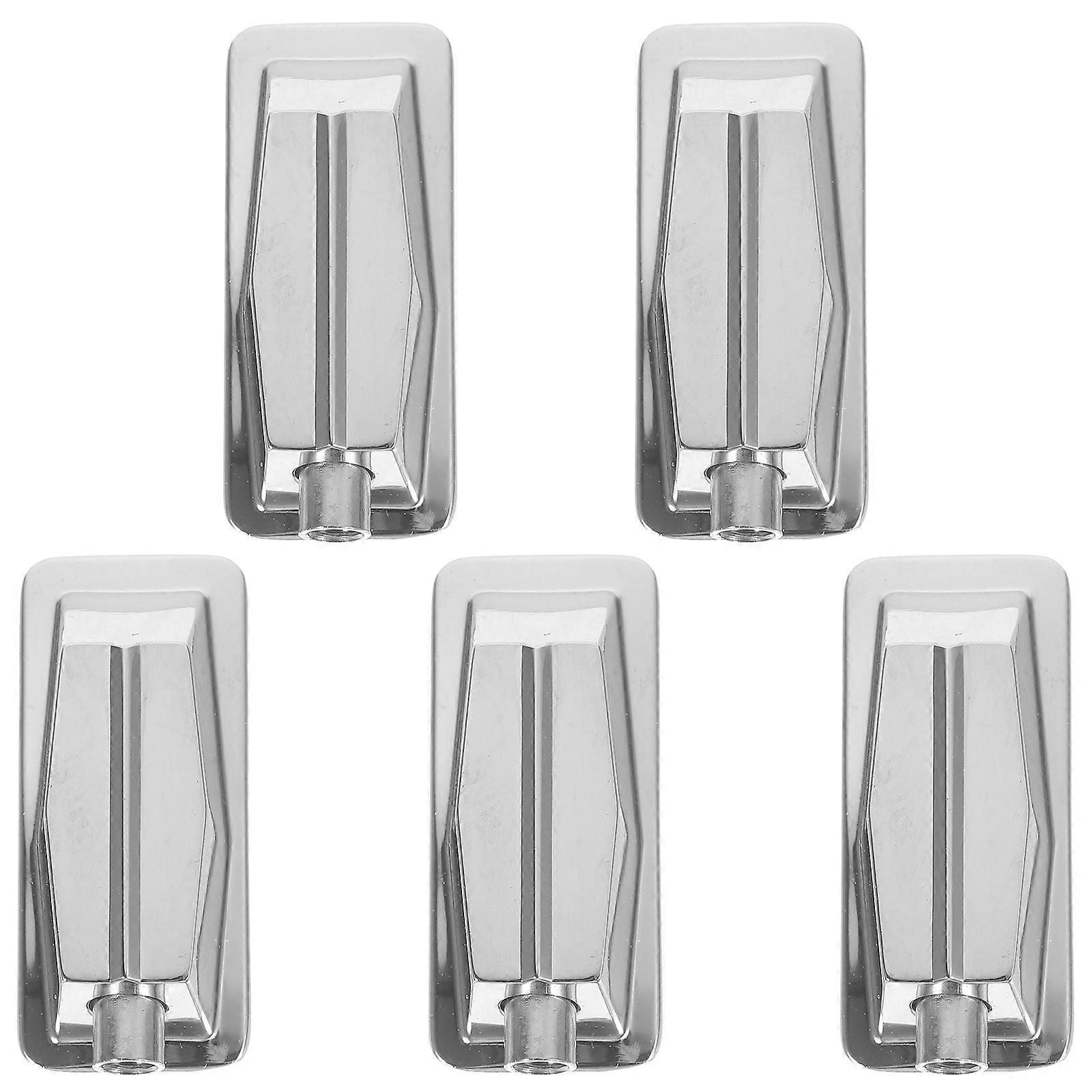 5 Stück Ersatz-spannklauenhaken Aus Metall Für Jazz-drums (silber)-5.7x2.5cm-silver