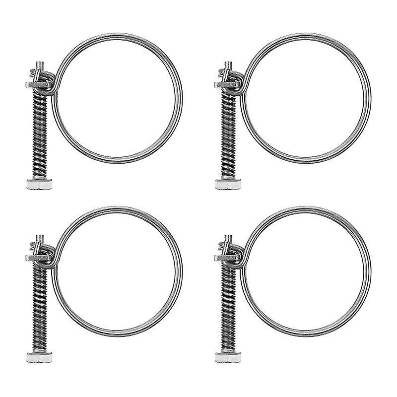 4 Stück Edelstahl-schlauchschellen